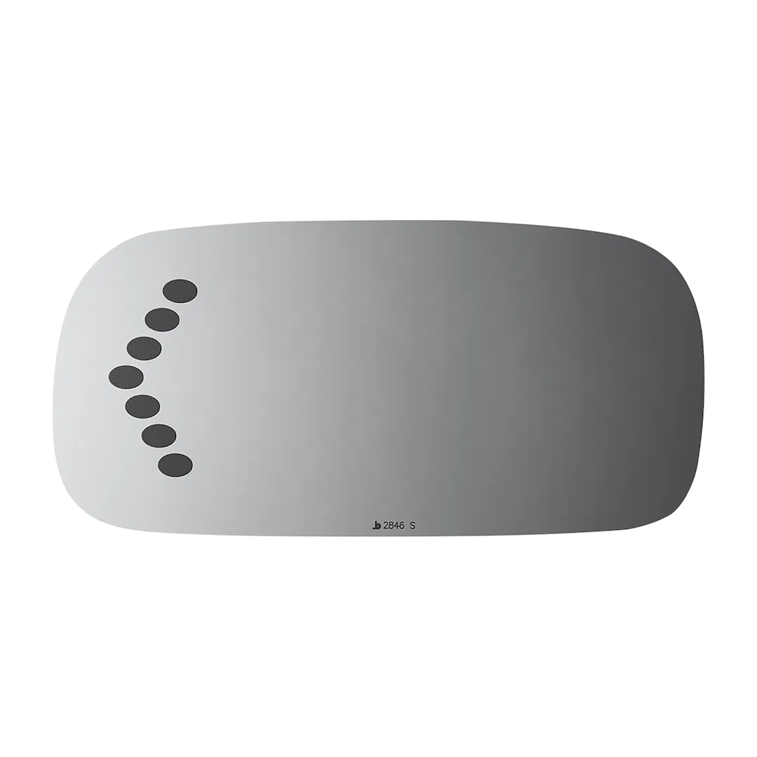 2846S – BURCO MIRROR Exterior Mirror Glass, OE Replacement Standard Mirror Electric Non-Heated With Turn Signal Indic...